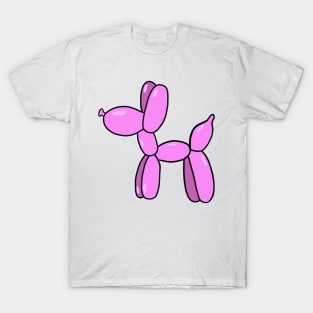 Pink Balloon Dog T-Shirt